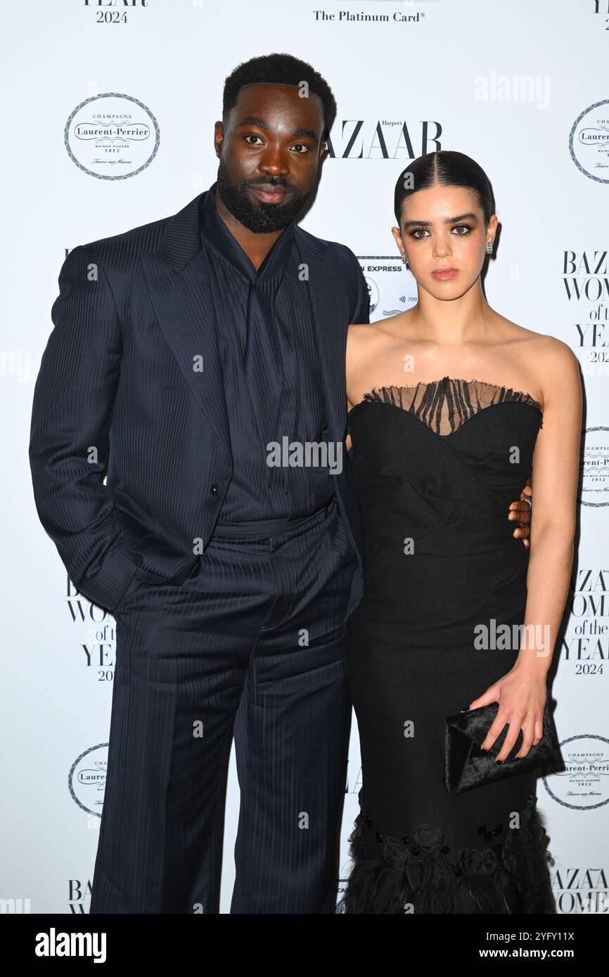 London, Großbritannien. 5. November 2024. Paapa Essiedu nahm an den Harper's Bazaar Women of the Year 2024 Awards im Claridges Hotel Teil. Das Foto sollte lauten: Matt Crossick/Empics/Alamy Live News Stockfoto