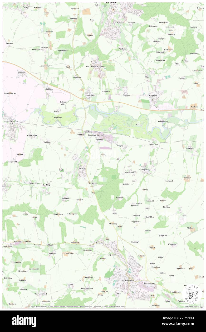 Reith, Niederbayern, DE, Deutschland, Bayern, n 48 24' 0''', N 13 11' 21'', Karte, Cartascapes Map, veröffentlicht 2024. Erkunden Sie Cartascapes, eine Karte, die die vielfältigen Landschaften, Kulturen und Ökosysteme der Erde enthüllt. Reisen Sie durch Zeit und Raum und entdecken Sie die Verflechtungen der Vergangenheit, Gegenwart und Zukunft unseres Planeten. Stockfoto