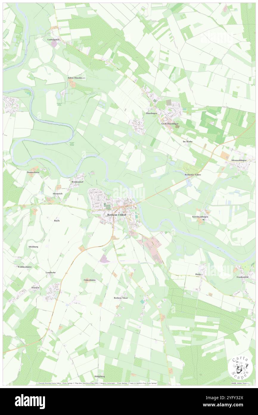 Alpe, DE, Deutschland, Niedersachsen, N 52 47' 18''', N 9 22' 58''', Karte, Cartascapes Map, veröffentlicht 2024. Erkunden Sie Cartascapes, eine Karte, die die vielfältigen Landschaften, Kulturen und Ökosysteme der Erde enthüllt. Reisen Sie durch Zeit und Raum und entdecken Sie die Verflechtungen der Vergangenheit, Gegenwart und Zukunft unseres Planeten. Stockfoto