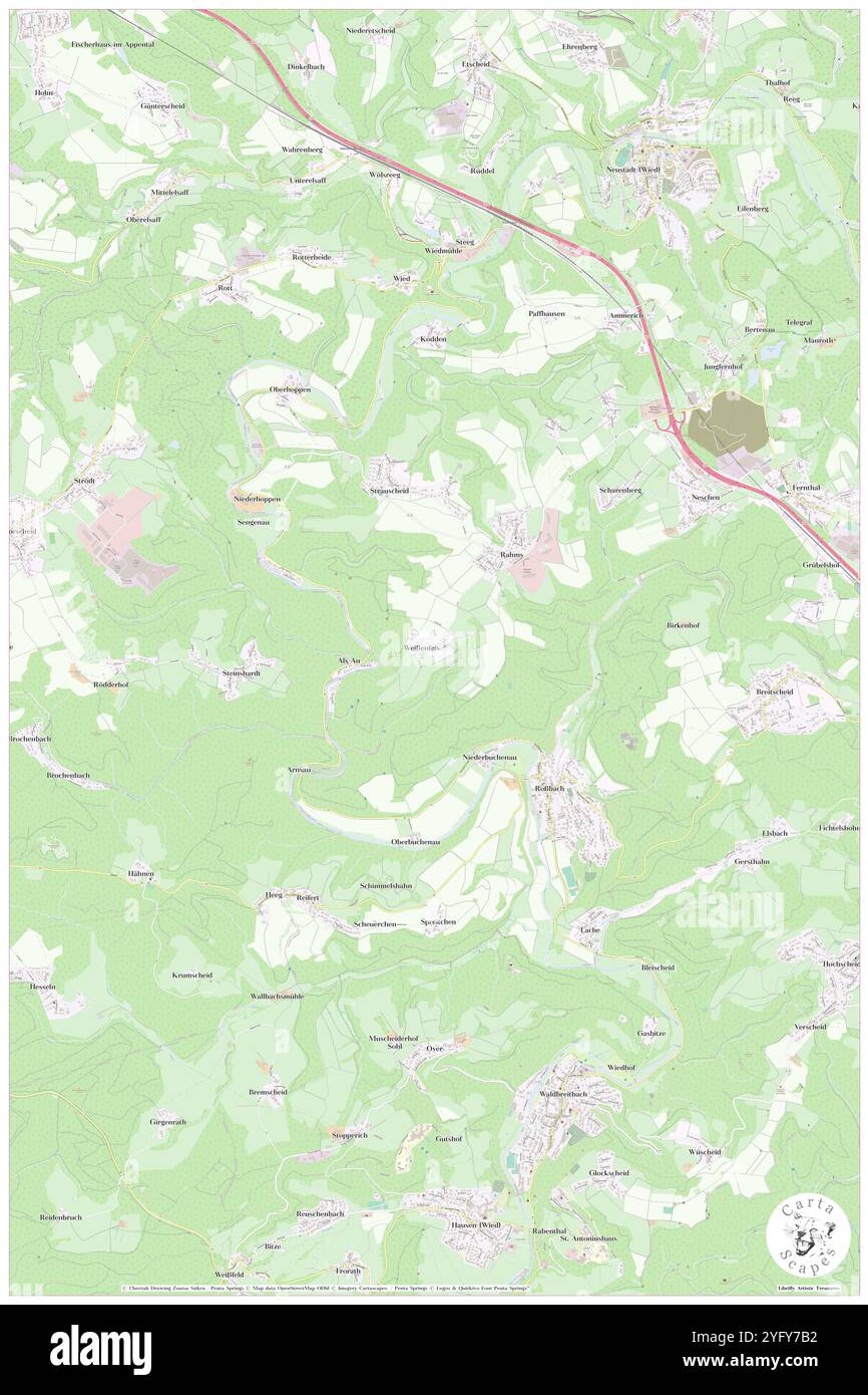 Weissenfels, DE, Deutschland, Rheinland-Pfalz, N 50 35' 6''', N 7 24' 9''', Karte, Kartenausgabe 2024. Erkunden Sie Cartascapes, eine Karte, die die vielfältigen Landschaften, Kulturen und Ökosysteme der Erde enthüllt. Reisen Sie durch Zeit und Raum und entdecken Sie die Verflechtungen der Vergangenheit, Gegenwart und Zukunft unseres Planeten. Stockfoto