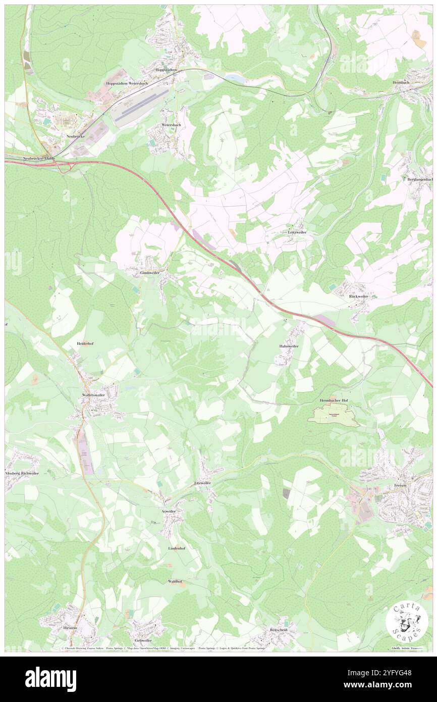 Falkenberg, Deutschland, Saarland, N 49 34' 35''', N 7 12' 19'', Karte, Cartascapes Map veröffentlicht 2024. Erkunden Sie Cartascapes, eine Karte, die die vielfältigen Landschaften, Kulturen und Ökosysteme der Erde enthüllt. Reisen Sie durch Zeit und Raum und entdecken Sie die Verflechtungen der Vergangenheit, Gegenwart und Zukunft unseres Planeten. Stockfoto