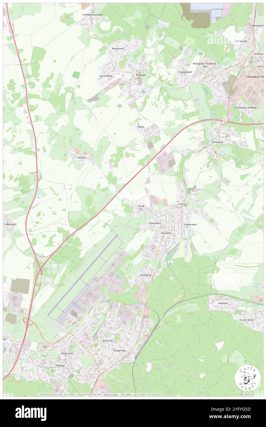 Weixdorf, DE, Deutschland, Sachsen, N 51 9' 12'', N 13 47' 9''', Karte, Cartascapes Map, veröffentlicht 2024. Erkunden Sie Cartascapes, eine Karte, die die vielfältigen Landschaften, Kulturen und Ökosysteme der Erde enthüllt. Reisen Sie durch Zeit und Raum und entdecken Sie die Verflechtungen der Vergangenheit, Gegenwart und Zukunft unseres Planeten. Stockfoto