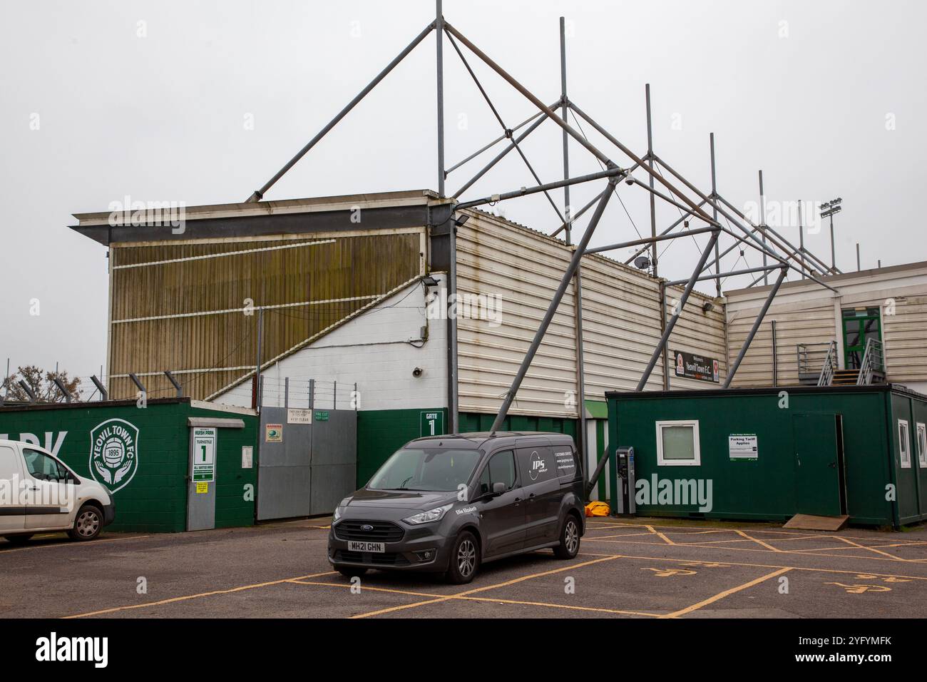 Yeovil Town FC Stadion Huish Park Stockfoto