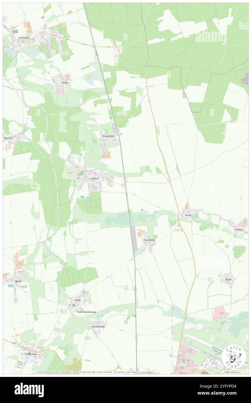 Zabeltitz, DE, Deutschland, Sachsen, N 51 20' 59''', N 13 30' 55''', Karte, Cartascapes Map, veröffentlicht 2024. Erkunden Sie Cartascapes, eine Karte, die die vielfältigen Landschaften, Kulturen und Ökosysteme der Erde enthüllt. Reisen Sie durch Zeit und Raum und entdecken Sie die Verflechtungen der Vergangenheit, Gegenwart und Zukunft unseres Planeten. Stockfoto