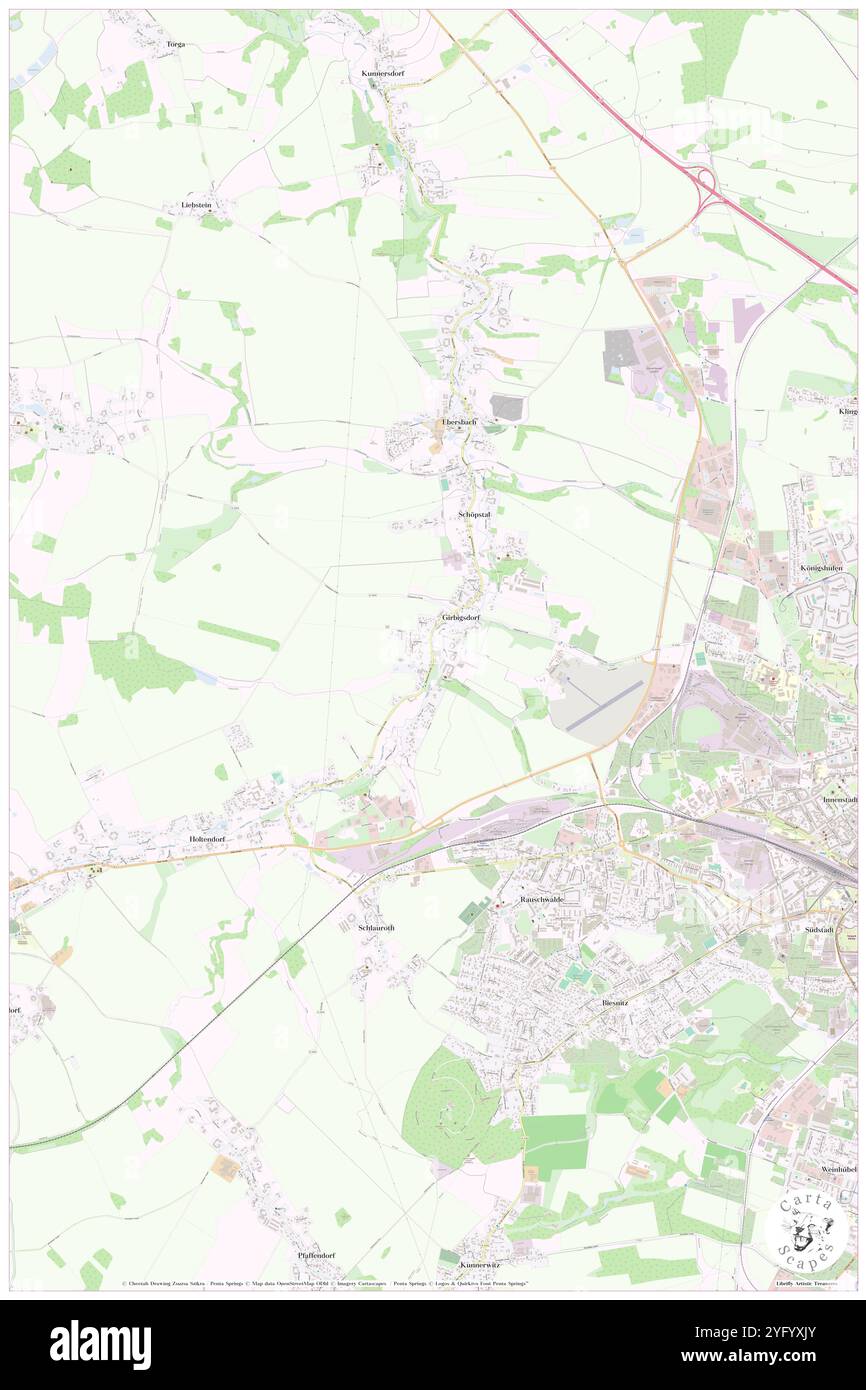 Girbigsdorf, DE, Deutschland, Sachsen, N 51 9' 48''', N 14 55' 50''', Karte, Cartascapes Map veröffentlicht 2024. Erkunden Sie Cartascapes, eine Karte, die die vielfältigen Landschaften, Kulturen und Ökosysteme der Erde enthüllt. Reisen Sie durch Zeit und Raum und entdecken Sie die Verflechtungen der Vergangenheit, Gegenwart und Zukunft unseres Planeten. Stockfoto