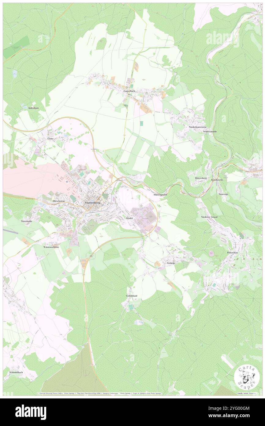 Galgenberg, DE, Deutschland, Sachsen, N 50 39' 5''', N 13 10' 43''', Karte, Cartascapes Map, veröffentlicht 2024. Erkunden Sie Cartascapes, eine Karte, die die vielfältigen Landschaften, Kulturen und Ökosysteme der Erde enthüllt. Reisen Sie durch Zeit und Raum und entdecken Sie die Verflechtungen der Vergangenheit, Gegenwart und Zukunft unseres Planeten. Stockfoto