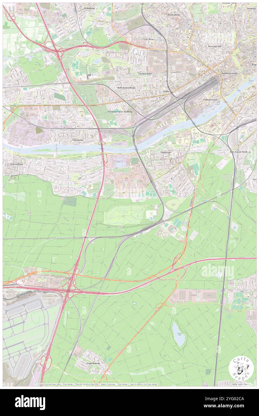 Hotel Arabella Sheraton Congress, Regierungsbezirk Darmstadt, DE, Deutschland, Hessen, n 50 4' 39''', N 8 37' 42''', Karte, Cartascapes Map, veröffentlicht 2024. Erkunden Sie Cartascapes, eine Karte, die die vielfältigen Landschaften, Kulturen und Ökosysteme der Erde enthüllt. Reisen Sie durch Zeit und Raum und entdecken Sie die Verflechtungen der Vergangenheit, Gegenwart und Zukunft unseres Planeten. Stockfoto