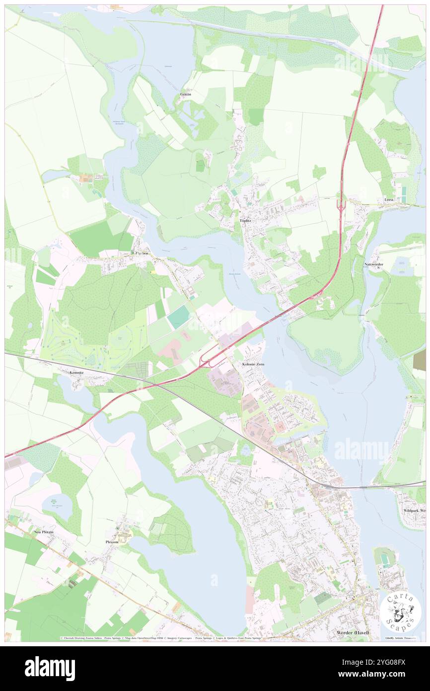 Fuchsberg, DE, Deutschland, Brandenburg, N 52 25' 0''', N 12 54' 0''', Karte, Cartascapes Map, veröffentlicht 2024. Erkunden Sie Cartascapes, eine Karte, die die vielfältigen Landschaften, Kulturen und Ökosysteme der Erde enthüllt. Reisen Sie durch Zeit und Raum und entdecken Sie die Verflechtungen der Vergangenheit, Gegenwart und Zukunft unseres Planeten. Stockfoto