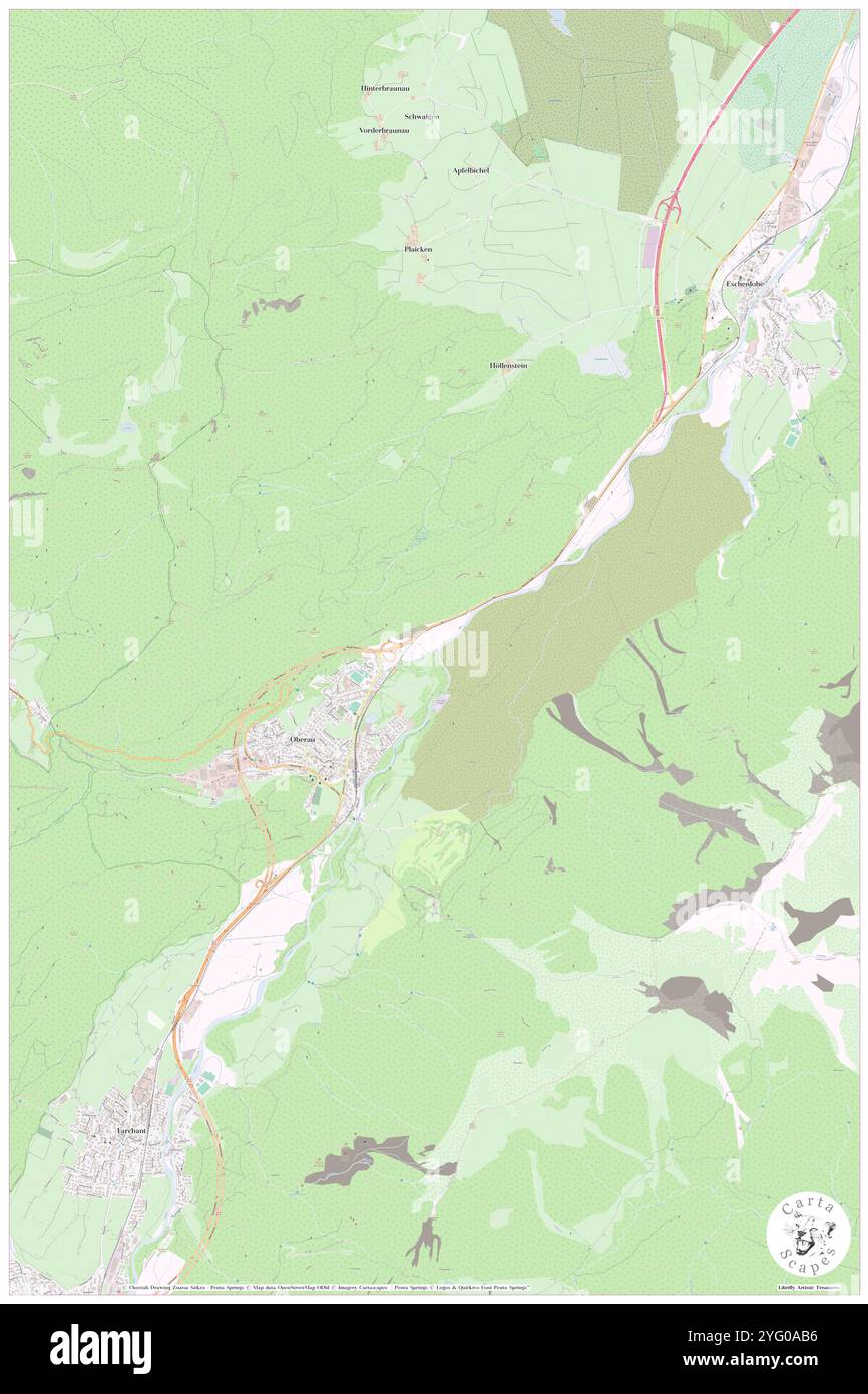 Giessenbach, DE, Deutschland, Bayern, N 47 34' 8''', N 11 8' 55''', Karte, Cartascapes Map veröffentlicht 2024. Erkunden Sie Cartascapes, eine Karte, die die vielfältigen Landschaften, Kulturen und Ökosysteme der Erde enthüllt. Reisen Sie durch Zeit und Raum und entdecken Sie die Verflechtungen der Vergangenheit, Gegenwart und Zukunft unseres Planeten. Stockfoto