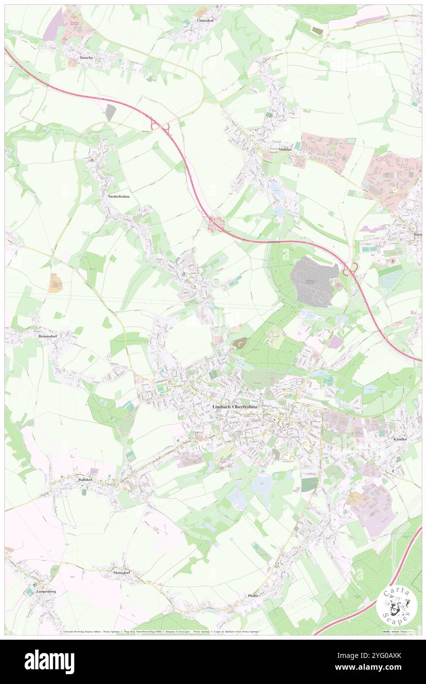 Fichtigsthal, DE, Deutschland, Sachsen, N 50 52' 26'', N 12 44' 57''', Karte, Cartascapes Map veröffentlicht 2024. Erkunden Sie Cartascapes, eine Karte, die die vielfältigen Landschaften, Kulturen und Ökosysteme der Erde enthüllt. Reisen Sie durch Zeit und Raum und entdecken Sie die Verflechtungen der Vergangenheit, Gegenwart und Zukunft unseres Planeten. Stockfoto