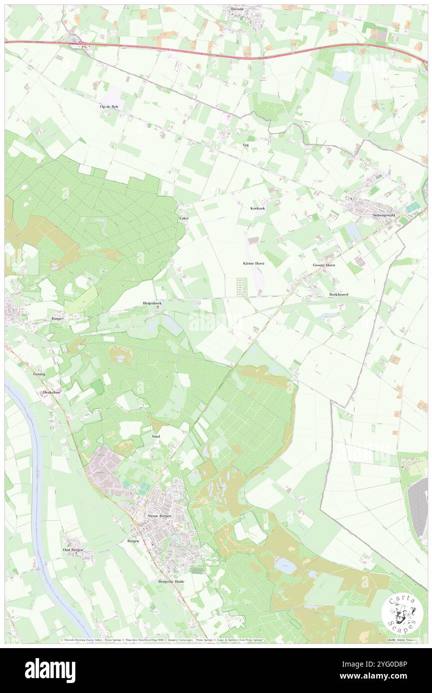 Horsterbeek, Deutschland, N 51 37' 59'', N 6 4' 0'', Karte, Cartascapes Map, veröffentlicht 2024. Erkunden Sie Cartascapes, eine Karte, die die vielfältigen Landschaften, Kulturen und Ökosysteme der Erde enthüllt. Reisen Sie durch Zeit und Raum und entdecken Sie die Verflechtungen der Vergangenheit, Gegenwart und Zukunft unseres Planeten. Stockfoto