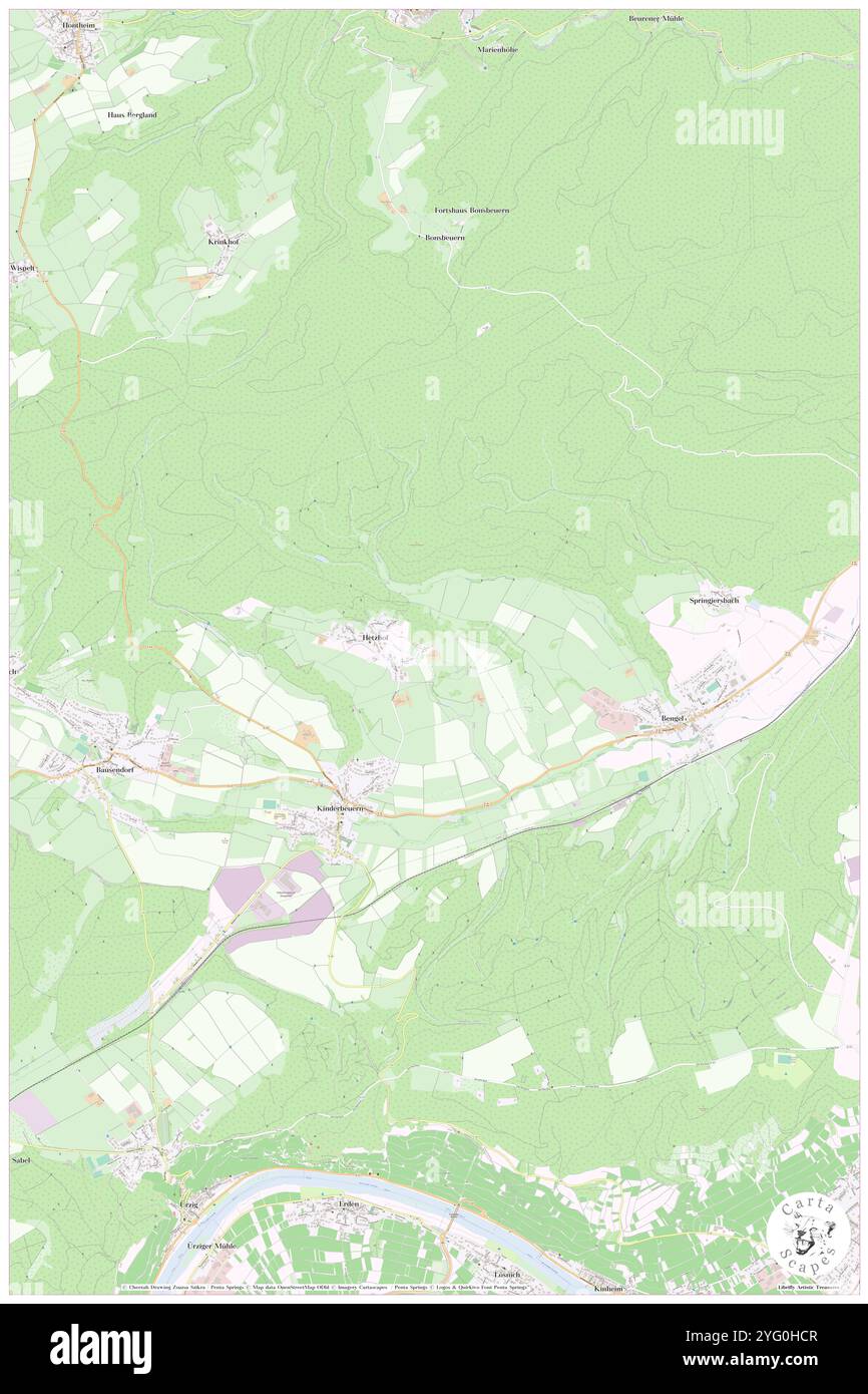 Melchhof, DE, Deutschland, Rheinland-Pfalz, N 50 1' 16'', N 7 2' 5''', Karte, Kartenausgabe 2024. Erkunden Sie Cartascapes, eine Karte, die die vielfältigen Landschaften, Kulturen und Ökosysteme der Erde enthüllt. Reisen Sie durch Zeit und Raum und entdecken Sie die Verflechtungen der Vergangenheit, Gegenwart und Zukunft unseres Planeten. Stockfoto