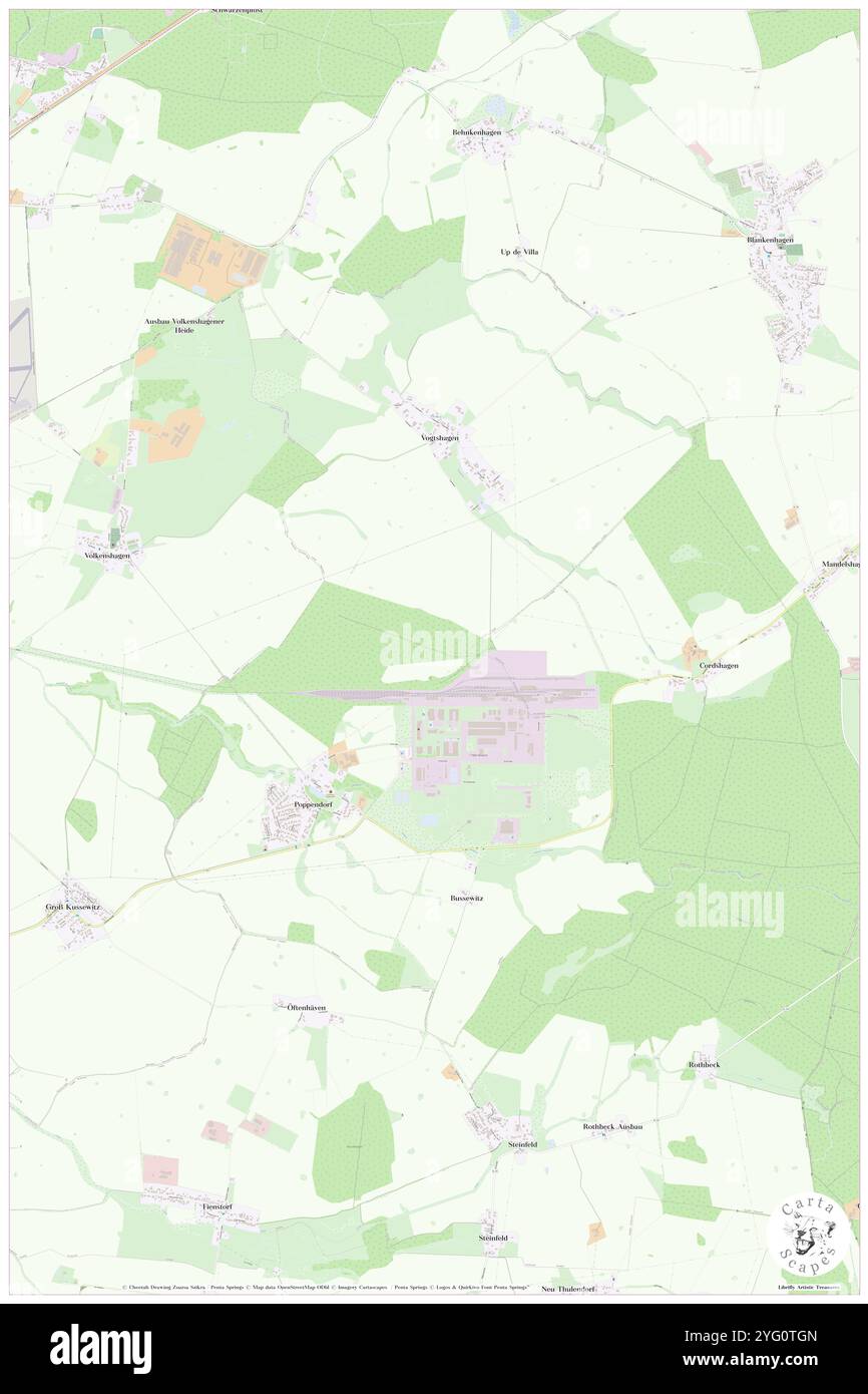 Poppendorf, DE, Deutschland, Mecklenburg-Vorpommern, N 54 8' 9'', N 12 18' 19''', Karte, Cartascapes Map 2024 veröffentlicht. Erkunden Sie Cartascapes, eine Karte, die die vielfältigen Landschaften, Kulturen und Ökosysteme der Erde enthüllt. Reisen Sie durch Zeit und Raum und entdecken Sie die Verflechtungen der Vergangenheit, Gegenwart und Zukunft unseres Planeten. Stockfoto