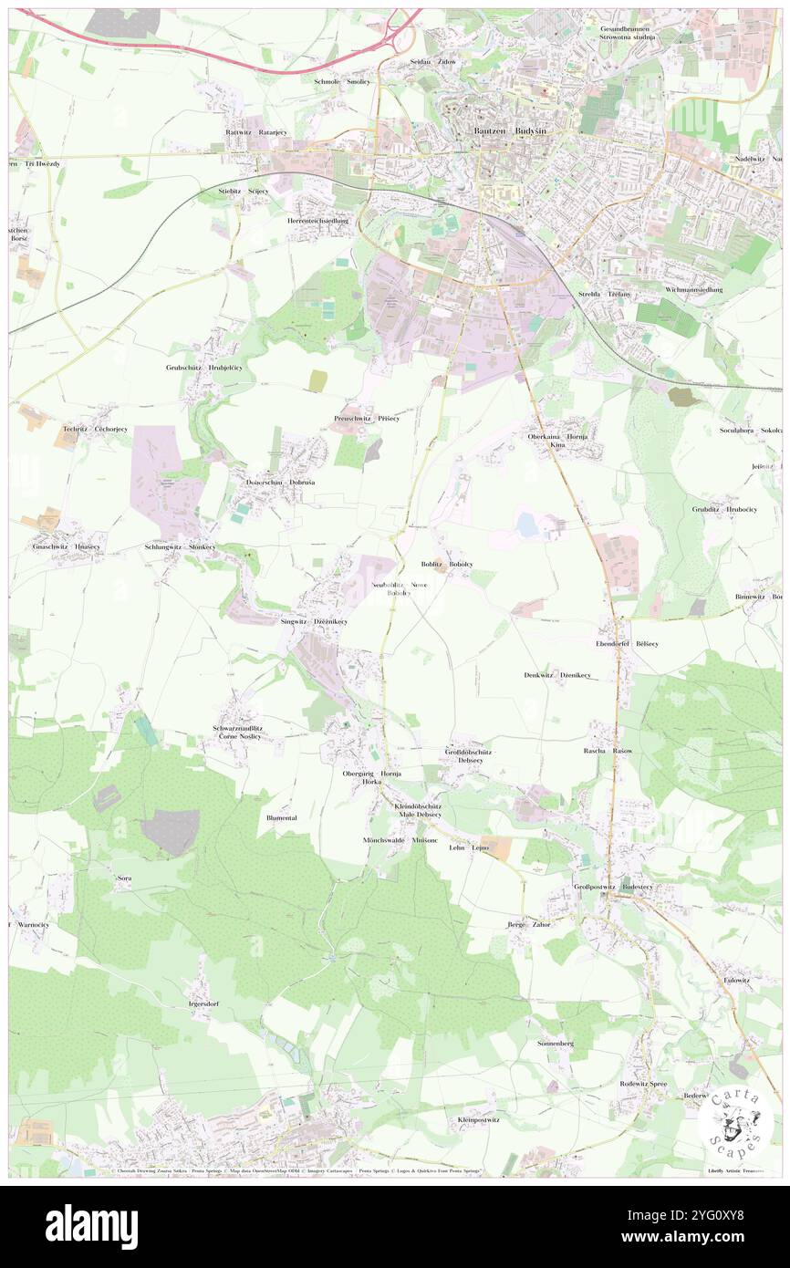 Neuboblitz, DE, Deutschland, Sachsen, N 51 8' 36''', N 14 24' 45''', Karte, Cartascapes Map 2024 veröffentlicht. Erkunden Sie Cartascapes, eine Karte, die die vielfältigen Landschaften, Kulturen und Ökosysteme der Erde enthüllt. Reisen Sie durch Zeit und Raum und entdecken Sie die Verflechtungen der Vergangenheit, Gegenwart und Zukunft unseres Planeten. Stockfoto