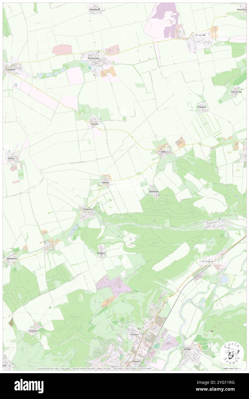 Hainichen, Deutschland, Sachsen, N 50 58' 5''', N 13 7' 8''', Karte, Cartascapes Map, veröffentlicht 2024. Erkunden Sie Cartascapes, eine Karte, die die vielfältigen Landschaften, Kulturen und Ökosysteme der Erde enthüllt. Reisen Sie durch Zeit und Raum und entdecken Sie die Verflechtungen der Vergangenheit, Gegenwart und Zukunft unseres Planeten. Stockfoto