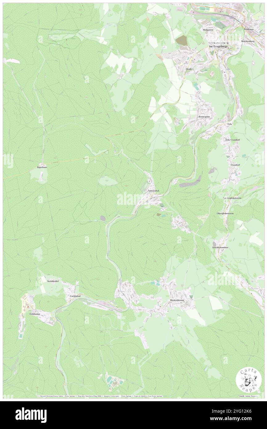 Magnetenberg, DE, Deutschland, Sachsen, N 50 30' 0'', N 12 45' 0''', Karte, Cartascapes Map, veröffentlicht 2024. Erkunden Sie Cartascapes, eine Karte, die die vielfältigen Landschaften, Kulturen und Ökosysteme der Erde enthüllt. Reisen Sie durch Zeit und Raum und entdecken Sie die Verflechtungen der Vergangenheit, Gegenwart und Zukunft unseres Planeten. Stockfoto