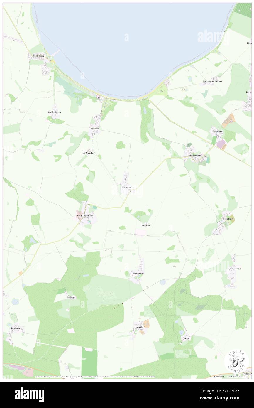 Wahrstorf, DE, Deutschland, Mecklenburg-Vorpommern, N 53 54' 29''', N 11 16' 46''', Karte, Cartascapes Map veröffentlicht 2024. Erkunden Sie Cartascapes, eine Karte, die die vielfältigen Landschaften, Kulturen und Ökosysteme der Erde enthüllt. Reisen Sie durch Zeit und Raum und entdecken Sie die Verflechtungen der Vergangenheit, Gegenwart und Zukunft unseres Planeten. Stockfoto