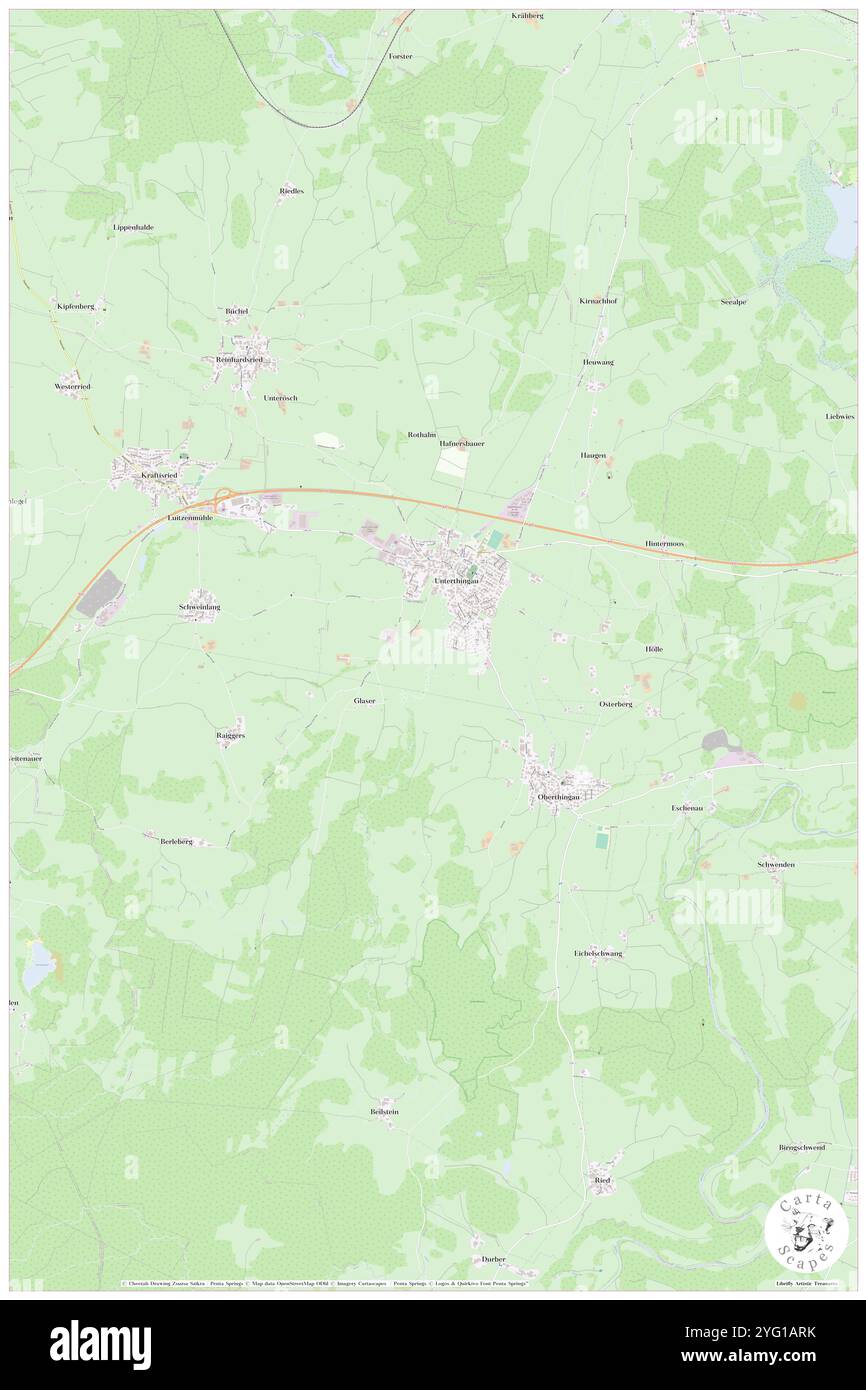 Dornach, DE, Deutschland, Bayern, N 47 45' 55''', N 10 30' 10''', Karte, Cartascapes Map veröffentlicht 2024. Erkunden Sie Cartascapes, eine Karte, die die vielfältigen Landschaften, Kulturen und Ökosysteme der Erde enthüllt. Reisen Sie durch Zeit und Raum und entdecken Sie die Verflechtungen der Vergangenheit, Gegenwart und Zukunft unseres Planeten. Stockfoto