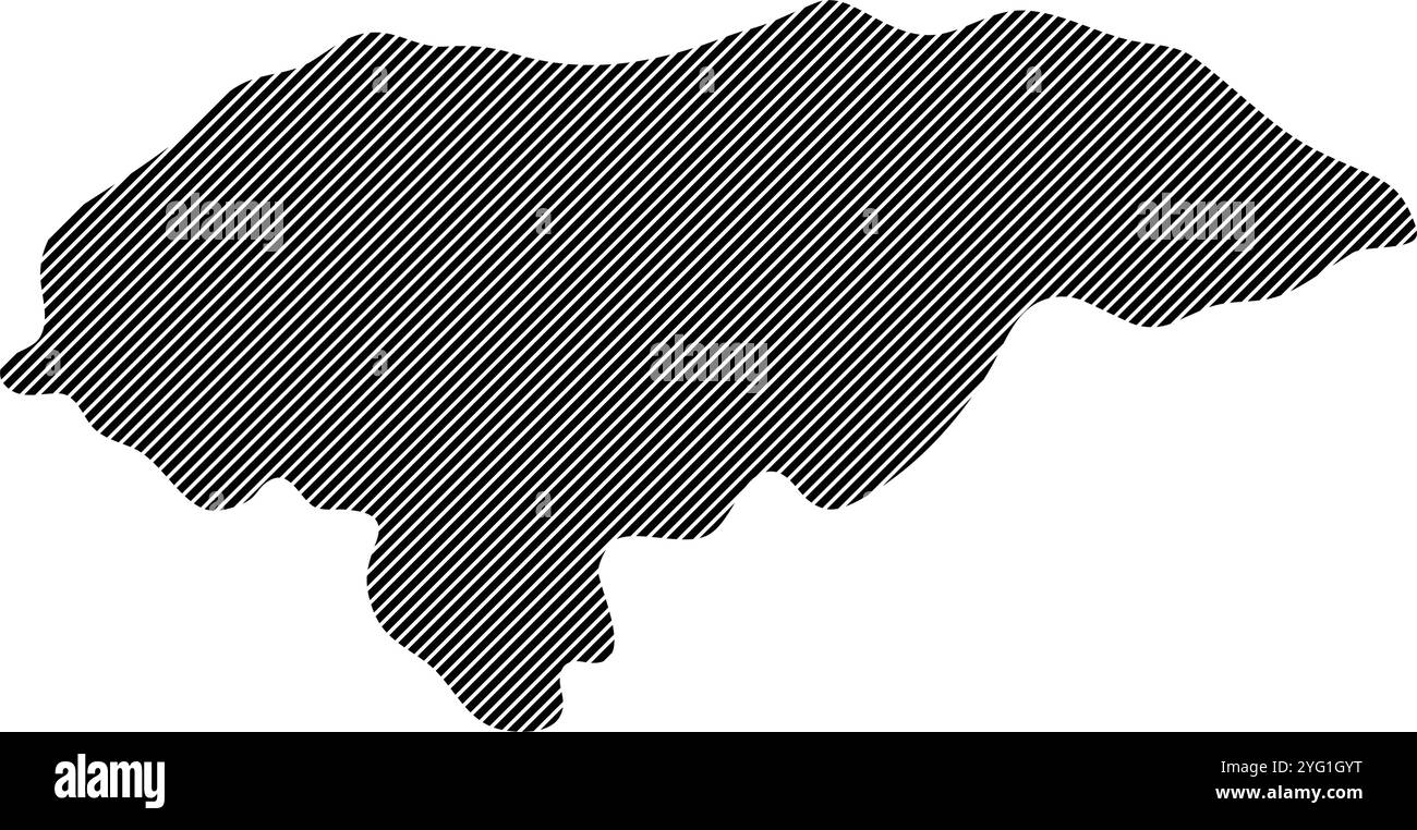 honduras Karte Symbol Illustration Design Stock Vektor