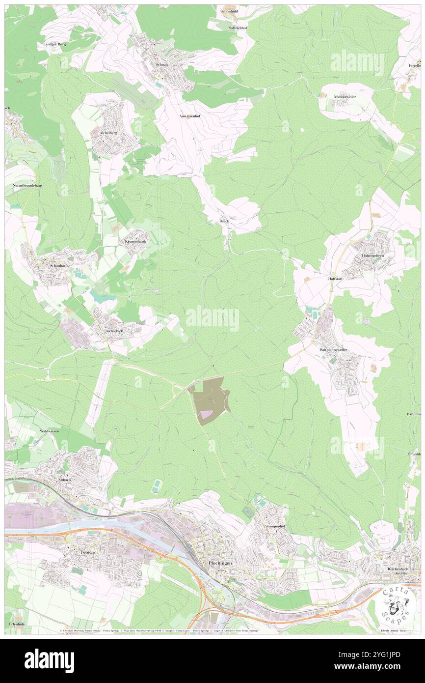 Mahd, DE, Deutschland, Baden-Württemberg, N 48 45' 0''', N 9 25' 0''', Karte, Kartenausgabe 2024. Erkunden Sie Cartascapes, eine Karte, die die vielfältigen Landschaften, Kulturen und Ökosysteme der Erde enthüllt. Reisen Sie durch Zeit und Raum und entdecken Sie die Verflechtungen der Vergangenheit, Gegenwart und Zukunft unseres Planeten. Stockfoto