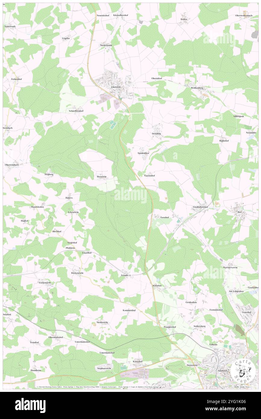 Meilerstatte, DE, Deutschland, Bayern, N 49 32' 59''', N 11 41' 59''', Karte, Cartascapes Map veröffentlicht 2024. Erkunden Sie Cartascapes, eine Karte, die die vielfältigen Landschaften, Kulturen und Ökosysteme der Erde enthüllt. Reisen Sie durch Zeit und Raum und entdecken Sie die Verflechtungen der Vergangenheit, Gegenwart und Zukunft unseres Planeten. Stockfoto