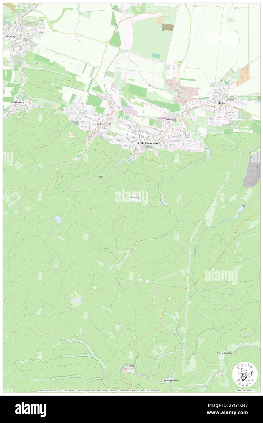 Haferfeld, DE, Deutschland, Sachsen-Anhalt, N 51 42' 39''', N 11 7' 56''', Karte, Karte, Kartenausgabe 2024. Erkunden Sie Cartascapes, eine Karte, die die vielfältigen Landschaften, Kulturen und Ökosysteme der Erde enthüllt. Reisen Sie durch Zeit und Raum und entdecken Sie die Verflechtungen der Vergangenheit, Gegenwart und Zukunft unseres Planeten. Stockfoto