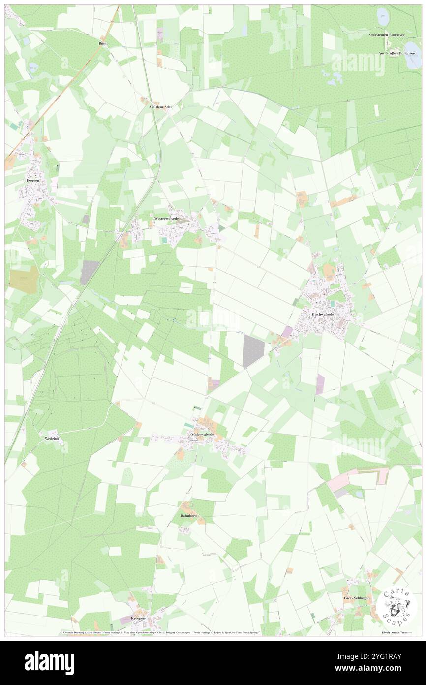 Westerwalsede, DE, Deutschland, Niedersachsen, N 53 1' 59'', N 9 22' 0''', Karte, Cartascapes Map veröffentlicht 2024. Erkunden Sie Cartascapes, eine Karte, die die vielfältigen Landschaften, Kulturen und Ökosysteme der Erde enthüllt. Reisen Sie durch Zeit und Raum und entdecken Sie die Verflechtungen der Vergangenheit, Gegenwart und Zukunft unseres Planeten. Stockfoto