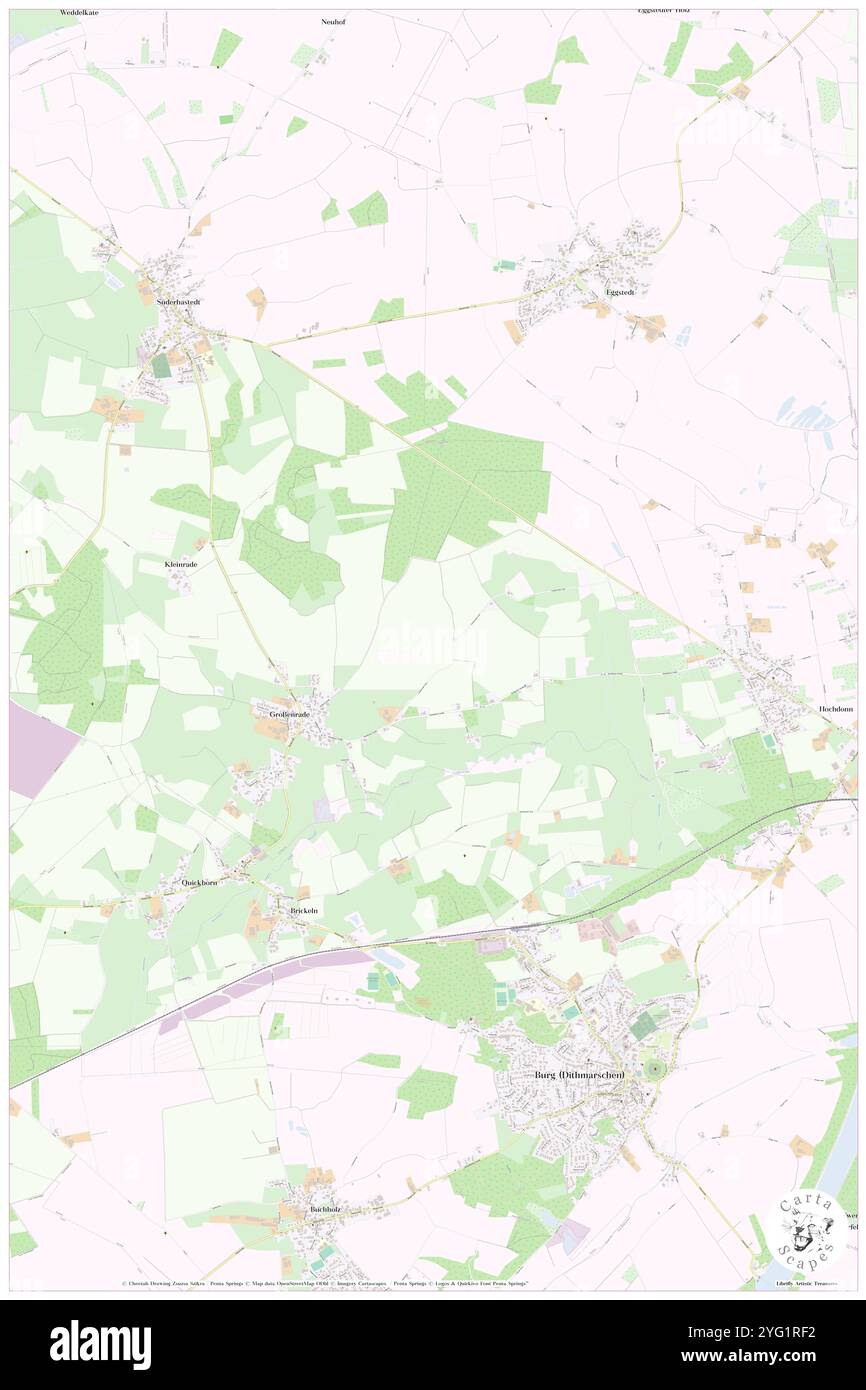 Grossenrade, DE, Deutschland, Schleswig-Holstein, N 54 1' 16'', N 9 13' 20''', Karte, Cartascapes Map, veröffentlicht 2024. Erkunden Sie Cartascapes, eine Karte, die die vielfältigen Landschaften, Kulturen und Ökosysteme der Erde enthüllt. Reisen Sie durch Zeit und Raum und entdecken Sie die Verflechtungen der Vergangenheit, Gegenwart und Zukunft unseres Planeten. Stockfoto