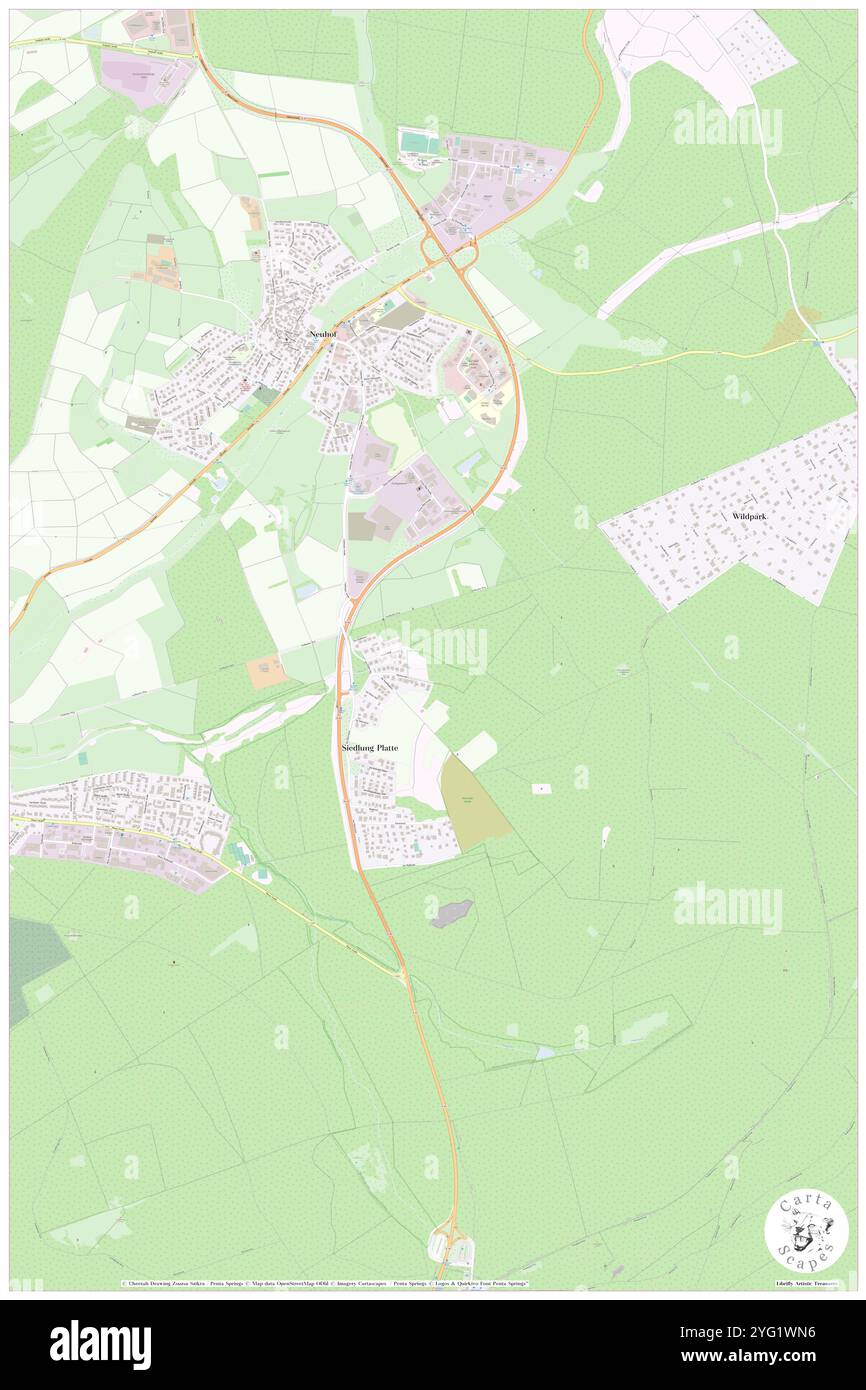 Neuhof, Regierungsbezirk Kassel, DE, Deutschland, Hessen, n 50 26' 41''', N 9 36' 27'', Karte, Cartascapes Map, veröffentlicht 2024. Erkunden Sie Cartascapes, eine Karte, die die vielfältigen Landschaften, Kulturen und Ökosysteme der Erde enthüllt. Reisen Sie durch Zeit und Raum und entdecken Sie die Verflechtungen der Vergangenheit, Gegenwart und Zukunft unseres Planeten. Stockfoto