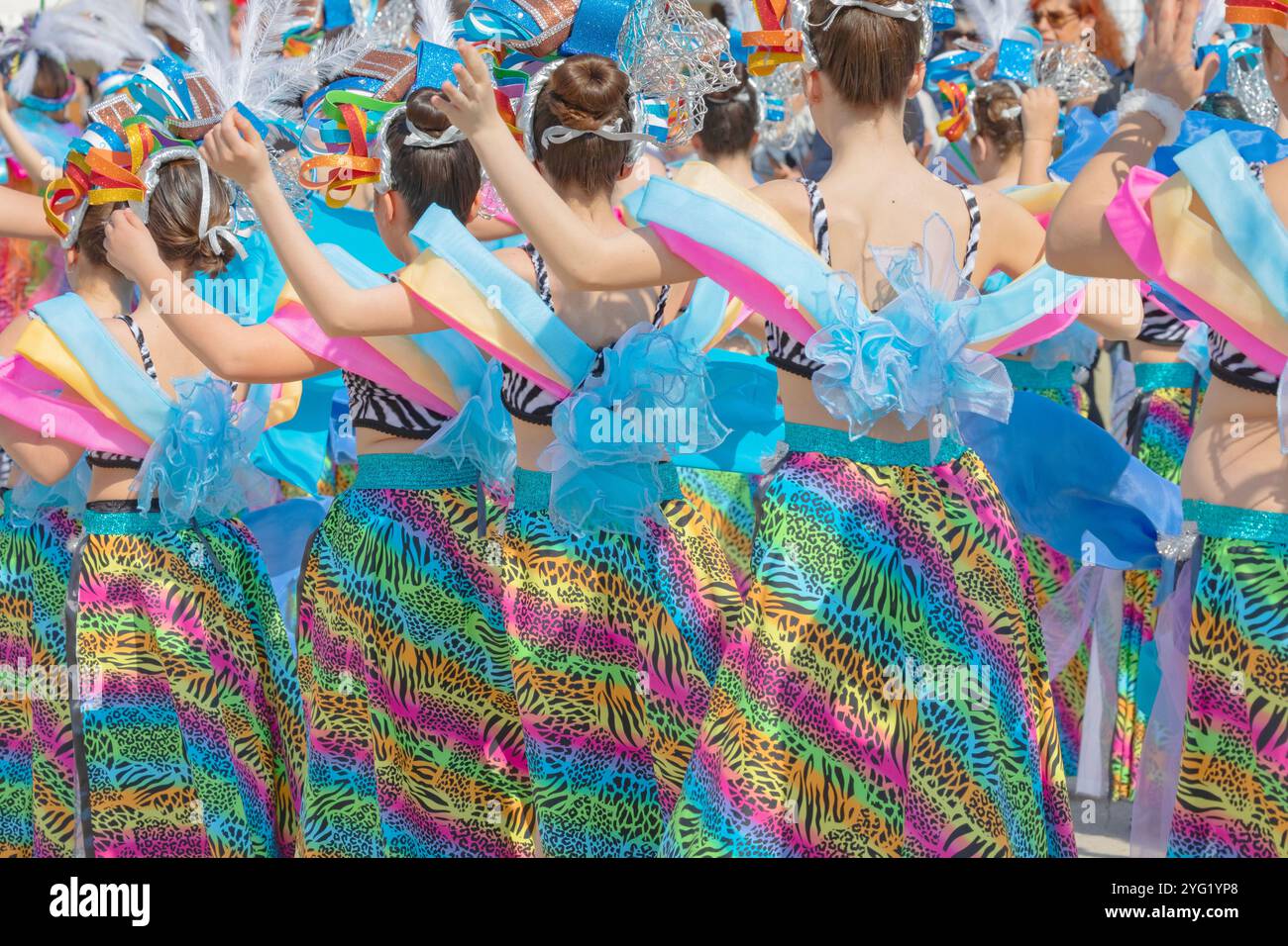 Karneval, Sciacca, Landkreis Agrigento, Sizilien, Italien Stockfoto