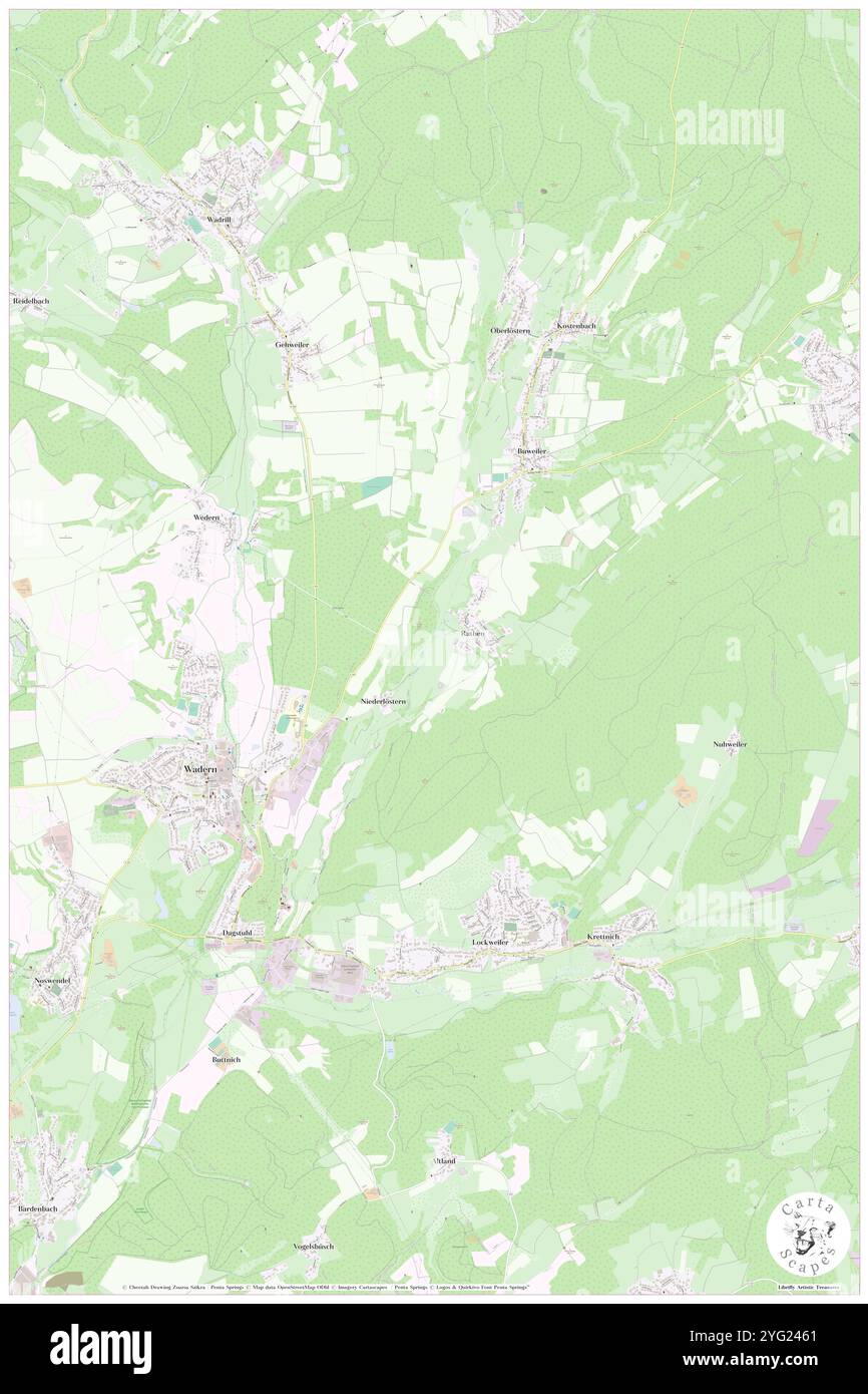 Rathen, DE, Deutschland, Saarland, N 49 32' 59''', N 6 55' 0''', Karte, Cartascapes Map 2024 veröffentlicht. Erkunden Sie Cartascapes, eine Karte, die die vielfältigen Landschaften, Kulturen und Ökosysteme der Erde enthüllt. Reisen Sie durch Zeit und Raum und entdecken Sie die Verflechtungen der Vergangenheit, Gegenwart und Zukunft unseres Planeten. Stockfoto