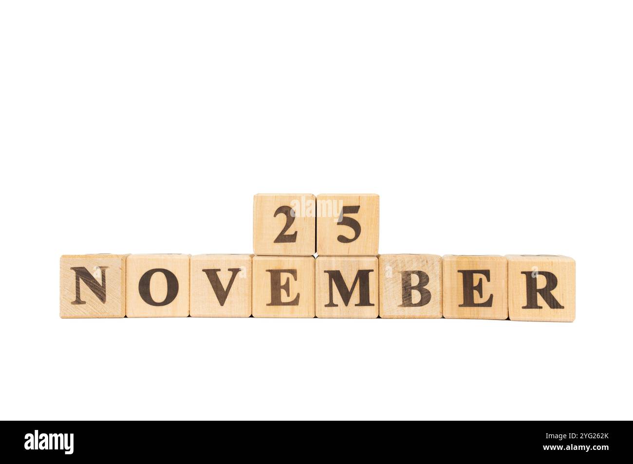 Holz 25. November. Japanische Militärbasis, Mishima Yukio, Hand of God, Diego Maradona, Tag der Staatlichkeit in Bosnien und Herzegowina, nationaler Spieltag mit Stockfoto