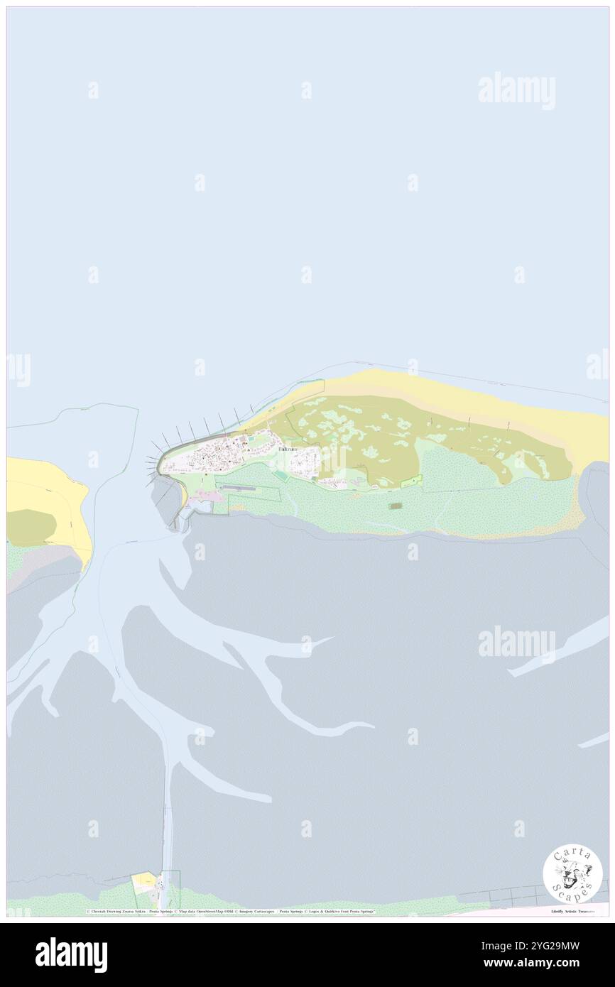 Ostdorf, Deutschland, Niedersachsen, N 53 43' 38''', N 7 23' 4''', Karte, Cartascapes Map veröffentlicht 2024. Erkunden Sie Cartascapes, eine Karte, die die vielfältigen Landschaften, Kulturen und Ökosysteme der Erde enthüllt. Reisen Sie durch Zeit und Raum und entdecken Sie die Verflechtungen der Vergangenheit, Gegenwart und Zukunft unseres Planeten. Stockfoto