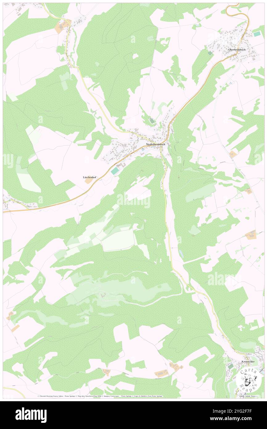 Niederbrombach, Deutschland, Rheinland-Pfalz, N 49 40' 59''', N 7 15' 0''', Karte, Cartascapes Map, veröffentlicht 2024. Erkunden Sie Cartascapes, eine Karte, die die vielfältigen Landschaften, Kulturen und Ökosysteme der Erde enthüllt. Reisen Sie durch Zeit und Raum und entdecken Sie die Verflechtungen der Vergangenheit, Gegenwart und Zukunft unseres Planeten. Stockfoto