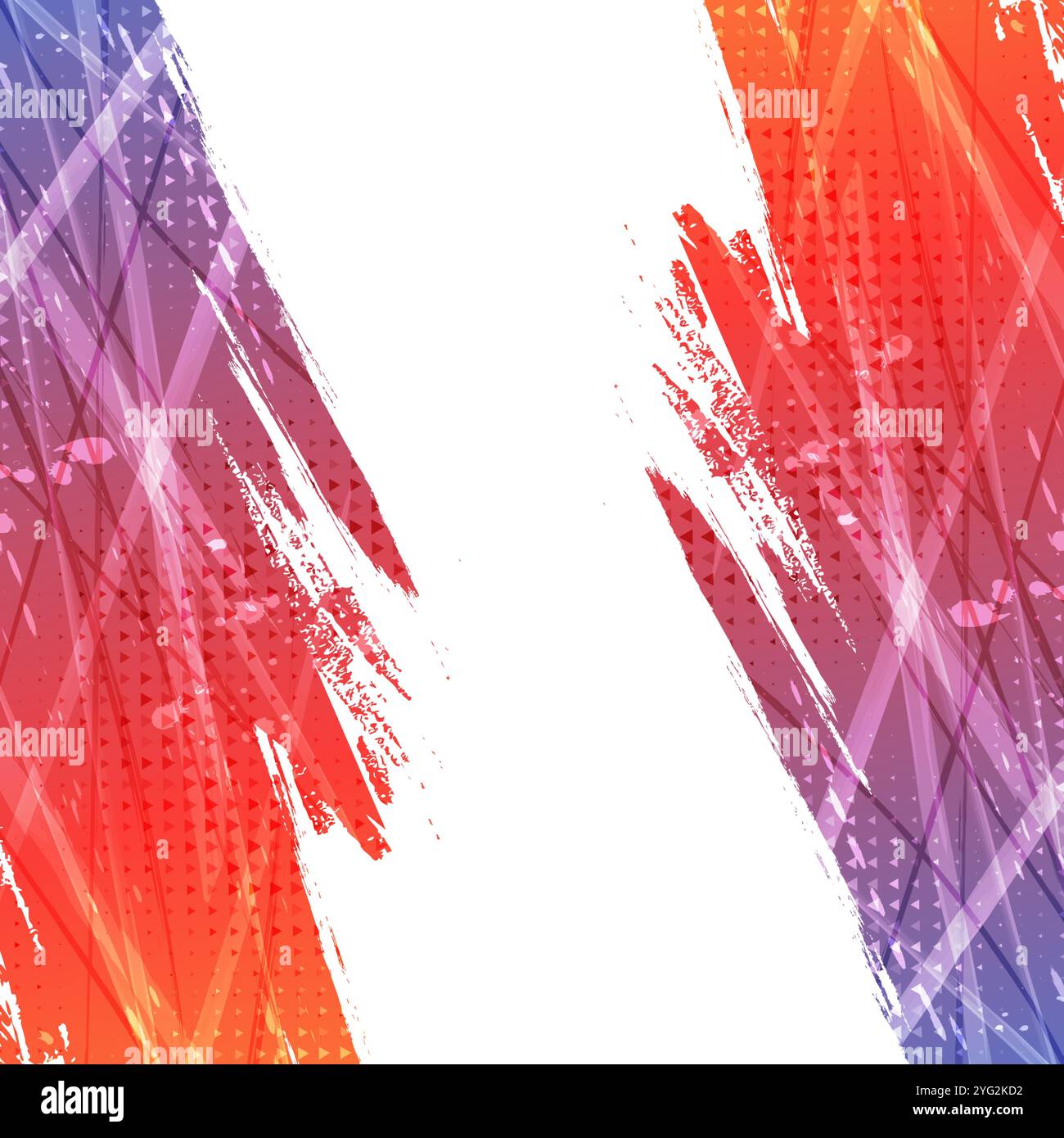 Blauer roter und gelber Farbverlaufspinsel mit Rastereffekt. Farbenfroher Grunge-Hintergrund für Sportbanner oder Poster Design Element Stock Vektor Blauer roter und gelber Farbverlaufspinsel mit Rastereffekt. Farbenfroher Grunge-Hintergrund für Sportbanner oder Poster Design Element Stock Vektor