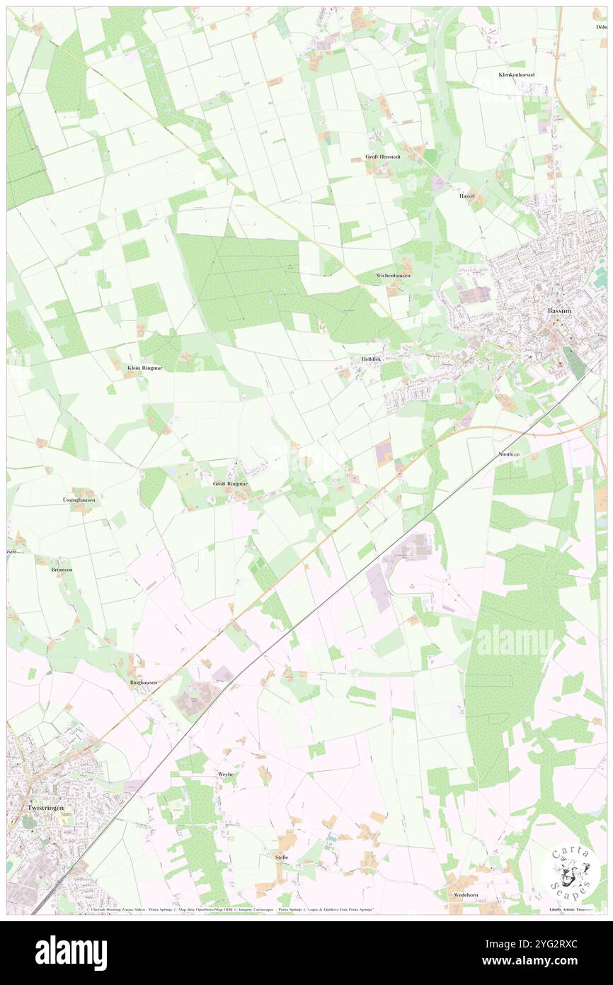 Haft, Deutschland, Niedersachsen, N 52 50' 3''', N 8 41' 9''', Karte, Cartascapes Map, veröffentlicht 2024. Erkunden Sie Cartascapes, eine Karte, die die vielfältigen Landschaften, Kulturen und Ökosysteme der Erde enthüllt. Reisen Sie durch Zeit und Raum und entdecken Sie die Verflechtungen der Vergangenheit, Gegenwart und Zukunft unseres Planeten. Stockfoto