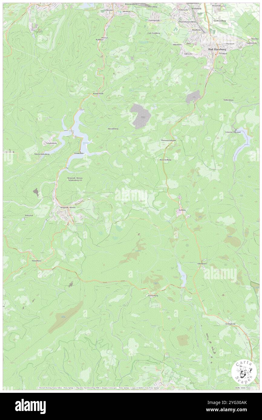 Altenau, Deutschland, N 51 40' 16'', N 8 43' 5''', Karte, Cartascapes Map, veröffentlicht 2024. Erkunden Sie Cartascapes, eine Karte, die die vielfältigen Landschaften, Kulturen und Ökosysteme der Erde enthüllt. Reisen Sie durch Zeit und Raum und entdecken Sie die Verflechtungen der Vergangenheit, Gegenwart und Zukunft unseres Planeten. Stockfoto