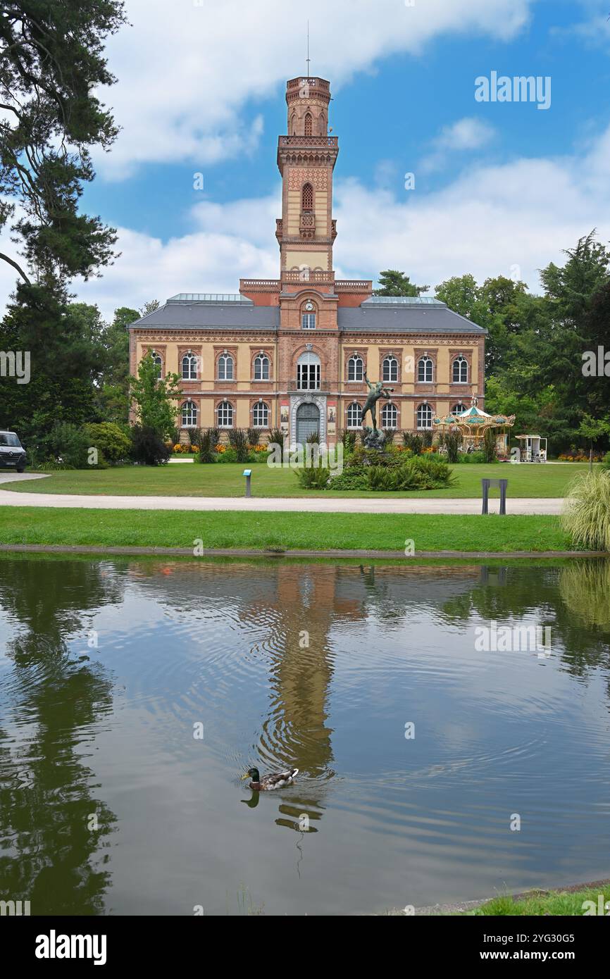 Massey Museum im maurischen oder orientalischen Stil (1853) von Jean-Jacques Latour, Park & Garden oder Jardin Massey (1777-1853) Tarbes Hautes-Pyrénées Frankreich Stockfoto