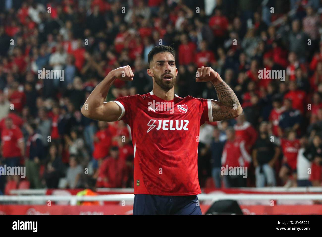 Argentinien. November 2024. Buenos Aires, 05.11.2024: Gabriel Avalos von Independiente während des Spiels für die argentinische Liga im Ricardo Bochini Stadion ( Credit: Néstor J. Beremblum/Alamy Live News) Stockfoto