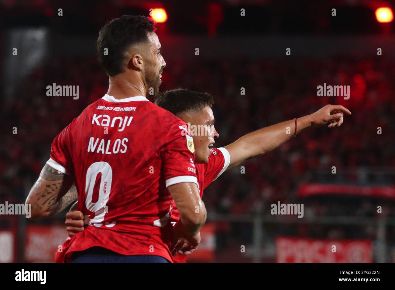 Argentinien. November 2024. Buenos Aires, 05.11.2024: Gabriel Avalos von Independiente während des Spiels für die argentinische Liga im Ricardo Bochini Stadion ( Credit: Néstor J. Beremblum/Alamy Live News) Stockfoto