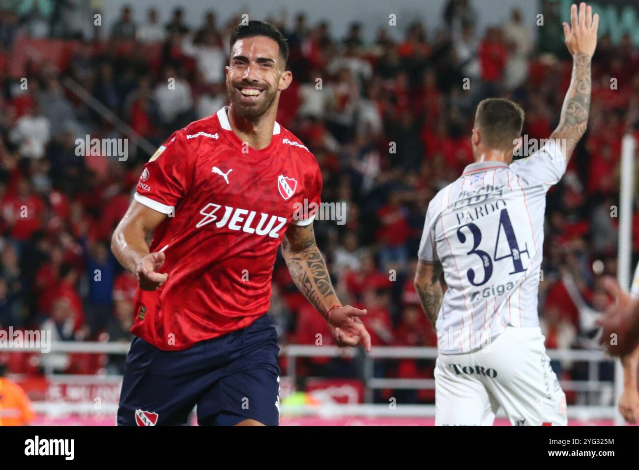 Argentinien. November 2024. Buenos Aires, 05.11.2024: Gabriel Avalos von Independiente während des Spiels für die argentinische Liga im Ricardo Bochini Stadion ( Credit: Néstor J. Beremblum/Alamy Live News) Stockfoto