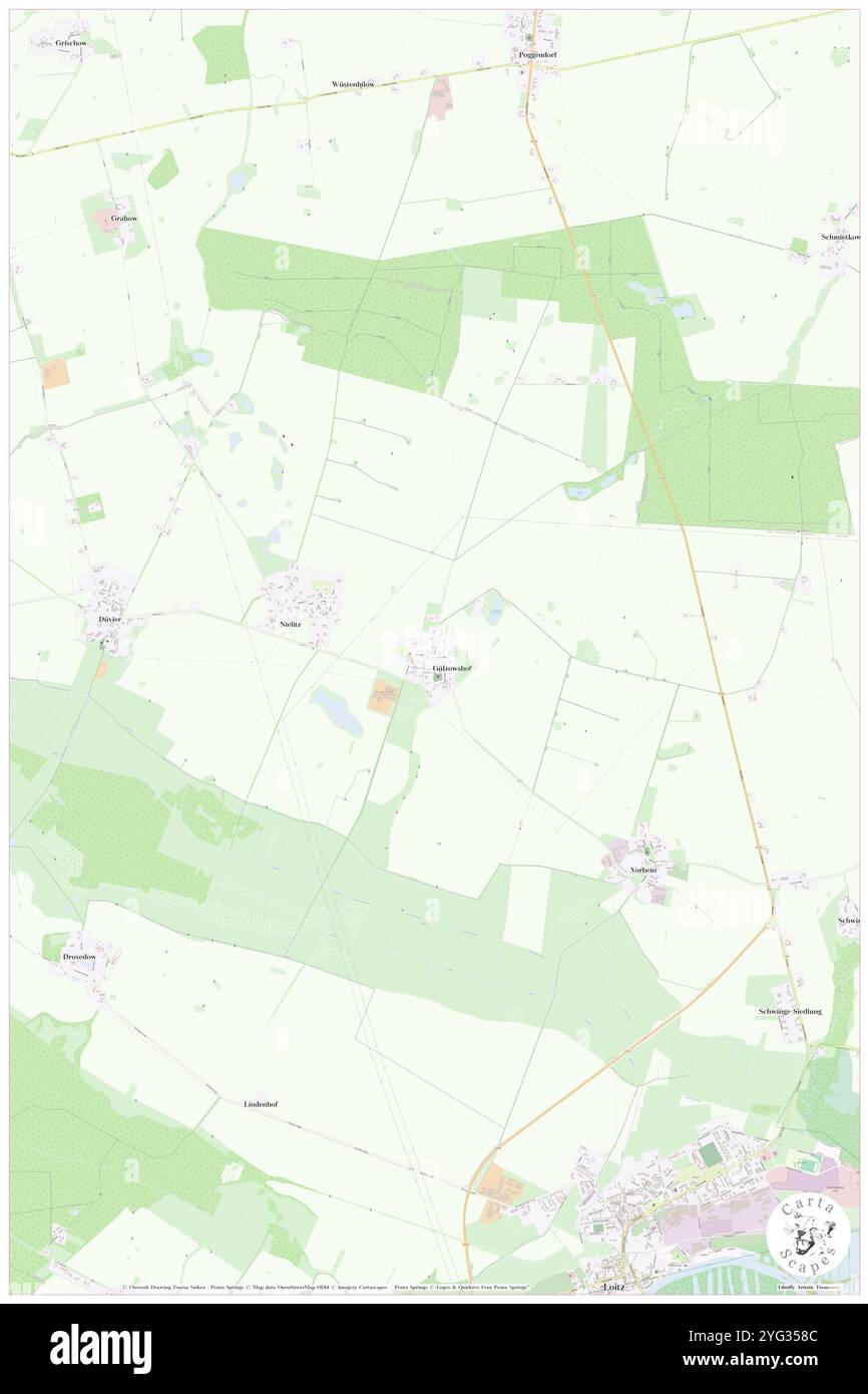 Guelzowshof, DE, Deutschland, Mecklenburg-Vorpommern, N 54 0' 48''', N 13 6' 26''', Karte, Cartascapes Map veröffentlicht 2024. Erkunden Sie Cartascapes, eine Karte, die die vielfältigen Landschaften, Kulturen und Ökosysteme der Erde enthüllt. Reisen Sie durch Zeit und Raum und entdecken Sie die Verflechtungen der Vergangenheit, Gegenwart und Zukunft unseres Planeten. Stockfoto