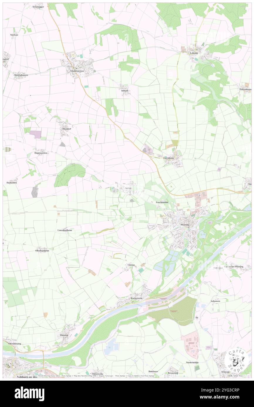 Ettling, Oberbayern, DE, Deutschland, Bayern, n 48 49' 3'', N 11 39' 52'', Karte, Karte von Cartascapes Map, veröffentlicht 2024. Erkunden Sie Cartascapes, eine Karte, die die vielfältigen Landschaften, Kulturen und Ökosysteme der Erde enthüllt. Reisen Sie durch Zeit und Raum und entdecken Sie die Verflechtungen der Vergangenheit, Gegenwart und Zukunft unseres Planeten. Stockfoto