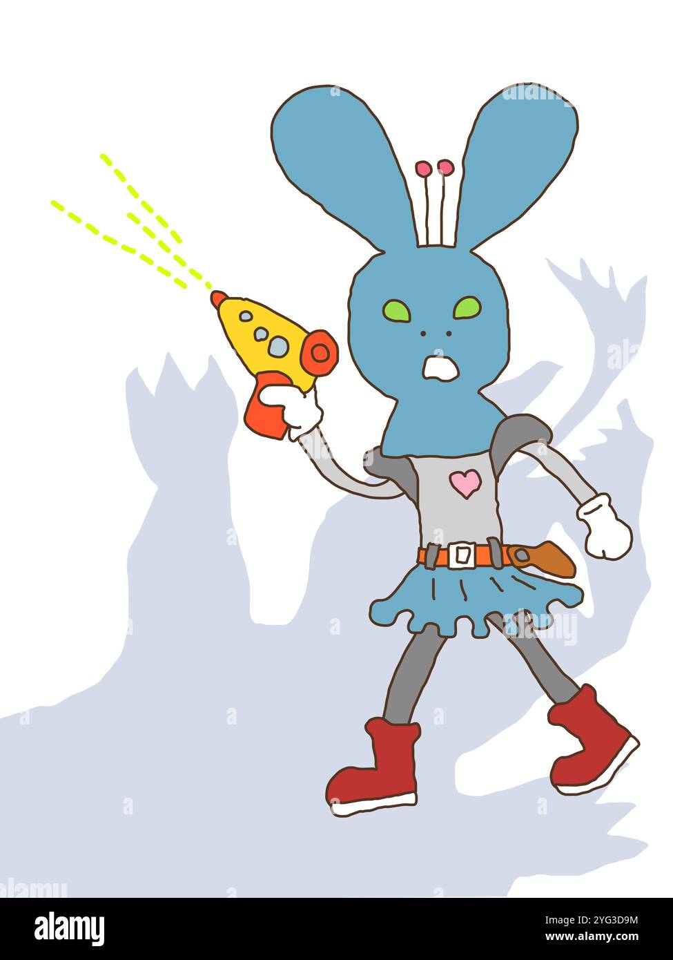 Raumkaninchen Stockfoto