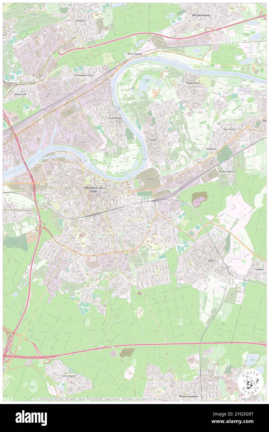 Winter's Eurotel Boardinghouse, Regierungsbezirk Darmstadt, DE, Deutschland, Hessen, n 50 6' 8'', N 8 46' 36'', Karte, Cartascapes Map, veröffentlicht 2024. Erkunden Sie Cartascapes, eine Karte, die die vielfältigen Landschaften, Kulturen und Ökosysteme der Erde enthüllt. Reisen Sie durch Zeit und Raum und entdecken Sie die Verflechtungen der Vergangenheit, Gegenwart und Zukunft unseres Planeten. Stockfoto