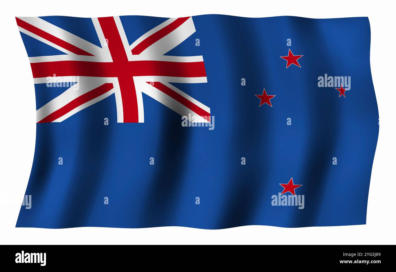 Neuseeland Fahne Stockfoto