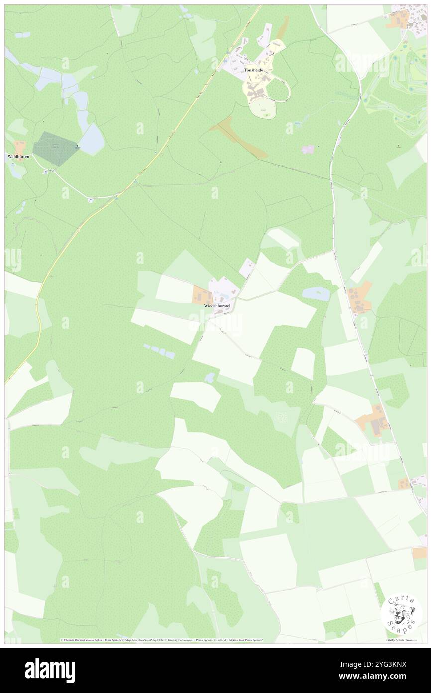 Wiedenborstel, DE, Deutschland, Schleswig-Holstein, N 54 2' 37'', N 9 45' 38''', Karte, Cartascapes Map veröffentlicht 2024. Erkunden Sie Cartascapes, eine Karte, die die vielfältigen Landschaften, Kulturen und Ökosysteme der Erde enthüllt. Reisen Sie durch Zeit und Raum und entdecken Sie die Verflechtungen der Vergangenheit, Gegenwart und Zukunft unseres Planeten. Stockfoto