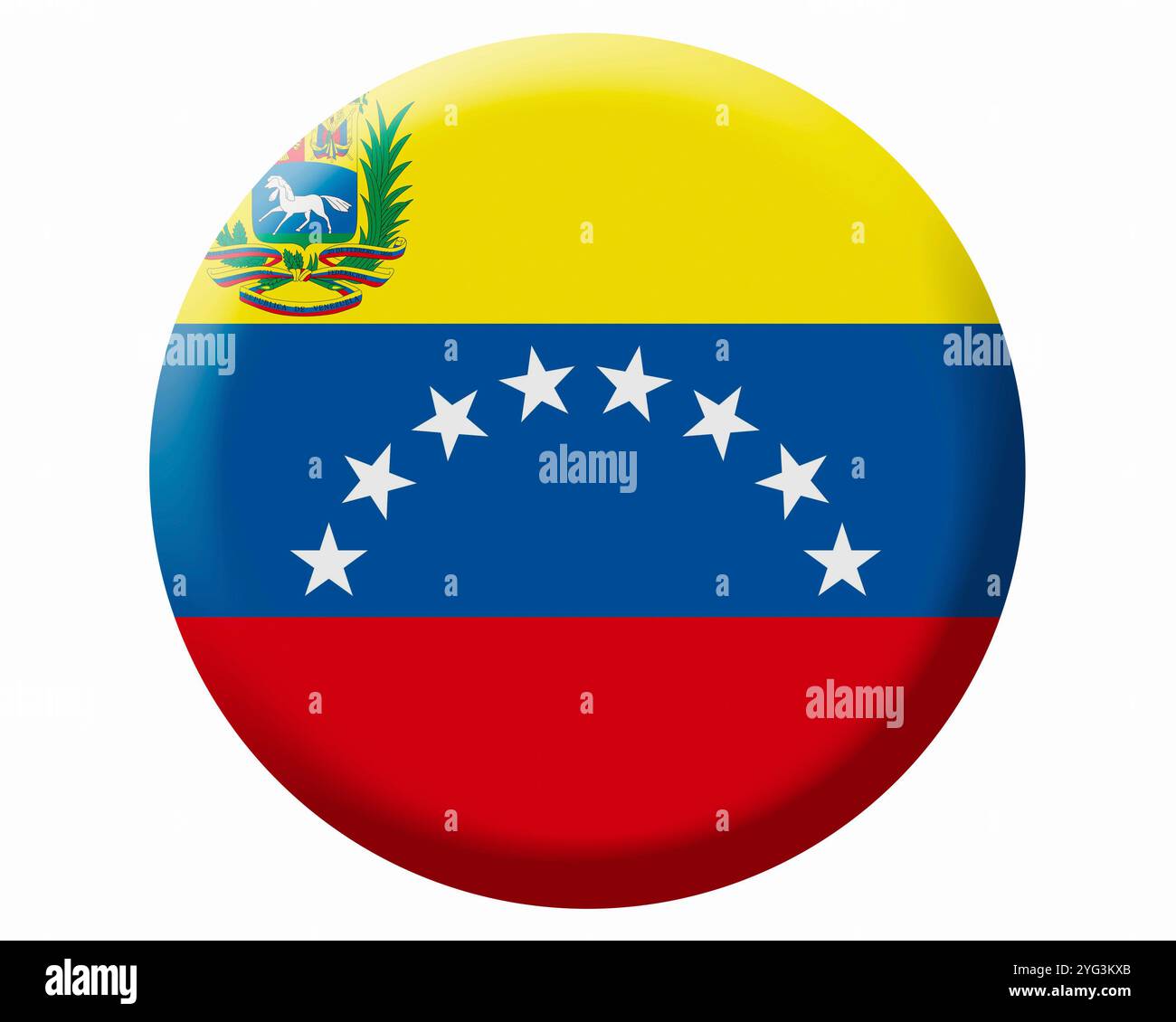 Venezolanische Fahne Stockfoto