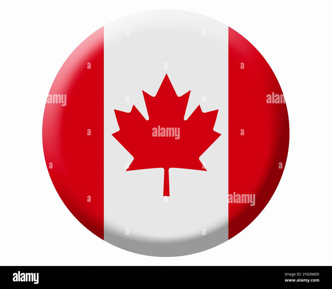 Flagge von Kanada Stockfoto