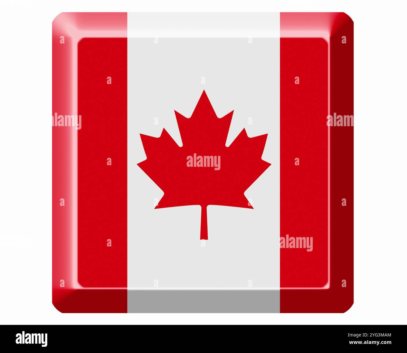 Flagge von Kanada Stockfoto